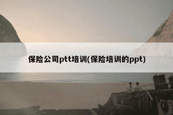 保险公司ptt培训(保险培训的ppt)